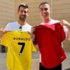 Întâlnire de neuitat la Lisabona! Cristiano Ronaldo și Novak Djokovic, surprinși împreună » Ce cadouri s-au oferit