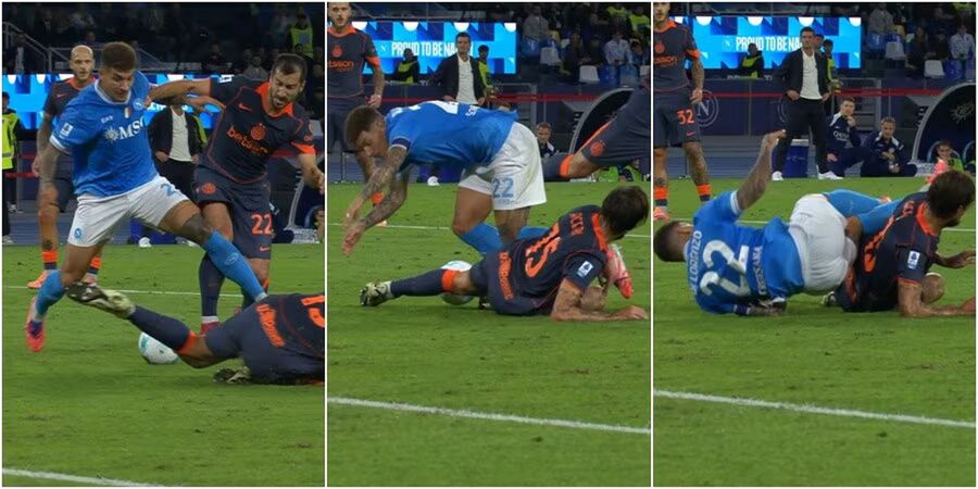 FOTO:  Corriere dello Sport Specialistul a dat verdictul, la penalty-ul controversat din Napoli - Inter