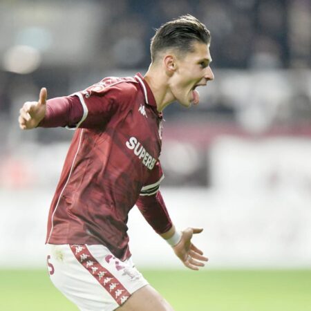 După Rapid – Slobozia, Dobre a făcut declarația serii: „I-am spus «Băi, las-o mai încet că mă ajungi!»”