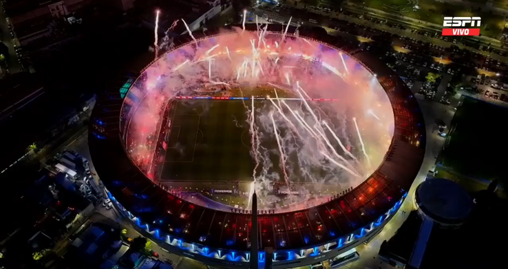 Atmosfera la Racing Club - Flamengo