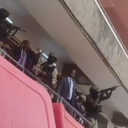 S-au auzit focuri de armă înaintea meciului din Liga Campionilor