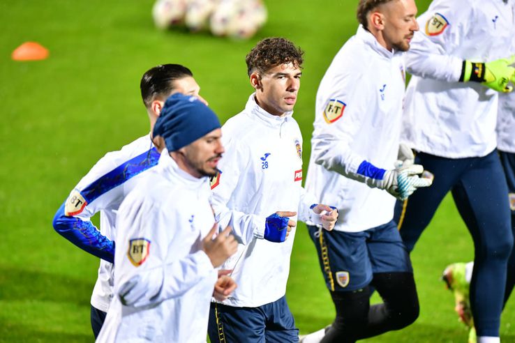 Ianis Hagi la antrenament România, înainte de România - Moldova