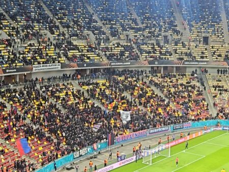 Peluza Nord a schimbat locația pe Arena Națională pentru FCSB
