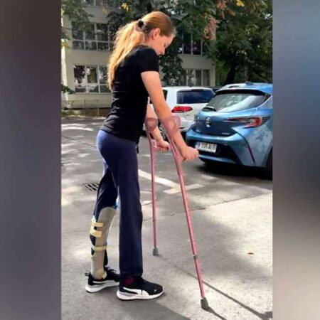 Exclusiv / VIDEO Lupta pentru fiecare metru » La aproape 3 ani de la prăbușirea unui copac peste ea, Anda Arghir a câștigat titlul la tir cu arcul și își reînvață mersul
