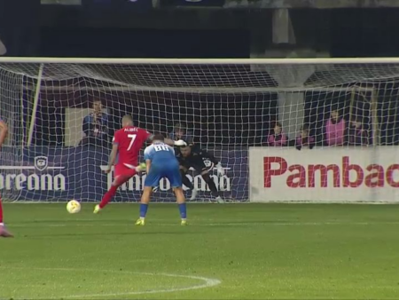 Denis Alibec a deschis scorul la FCSB! Primul gol după întoarcere