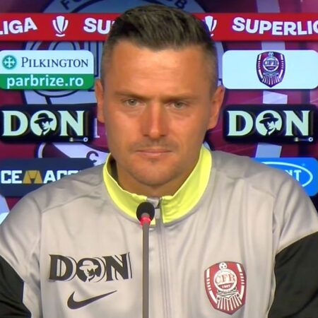 Înainte de meciul Dinamo – CFR Cluj, antrenorul oaspeților a făcut o comparație între echipe: „Avem un lot superior”