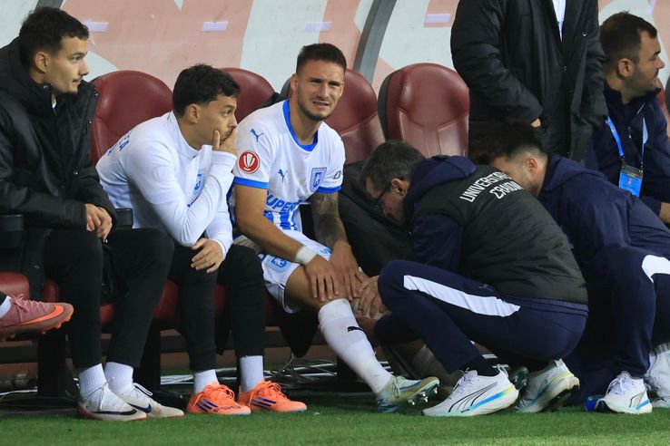 Mihnea Rădulescu s-a accidentat în FCSB - Universitatea Craiova.