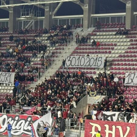 Galeria Rapid nu a uitat tragediile de la Certej și Colectiv » Mesajele scrise în Giulești