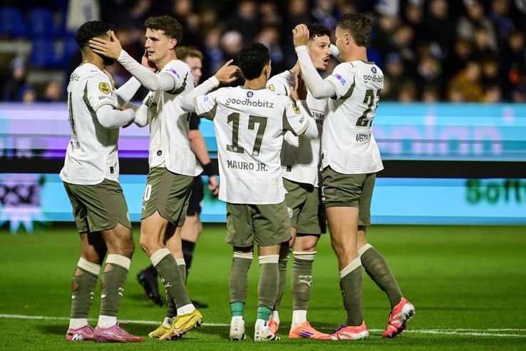 Dennis Man, momentul primului gol în Eredivisie / FOTO: Imago