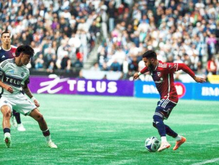 Enes Sali a debutat în MLS după aproape doi ani de la transfer