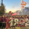 Antonio Sefer, parte a „corteo”-ului înainte de meciul cu Dinamo