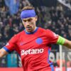 Reacția lui Darius Olaru după ce Torbjorn Heggem l-a lovit la cap în meciul FCSB – Bologna