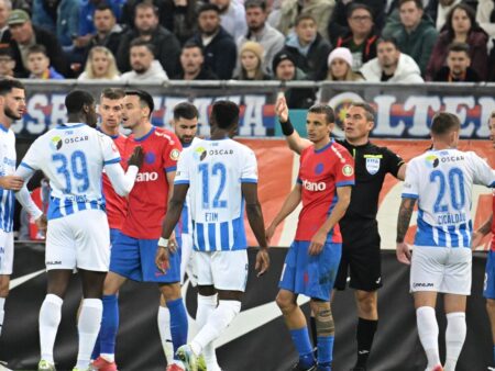 VAR-ul îl salvează din nou pe Kovacs! A fost nevoie de reluări pentru a acorda un penalty clar pentru FCSB.