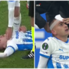 Imagini de groază în Rakow – Craiova! Fundașul oltenilor a căzut plin de sânge.