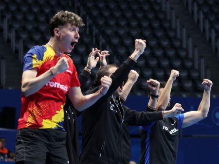 România, pe culmile succesului: naționala masculină de tenis de masă ajunge în finala Europeană! Ora partidei.