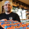 Meciul FCSB – Bologna, celebrat cu pizza în culorile roș-albastre ale ambelor echipe!
