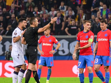 Italienii admit după FCSB – Bologna: „Arbitrul a greșit, dar s-ar putea să aibă o explicație”