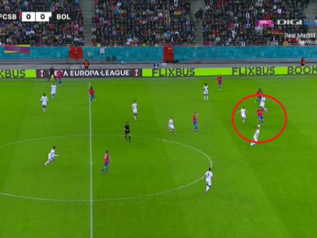 Adrian Șut a greșit flagrant cu Bologna: gafă impardonabilă și gol pentru italieni.