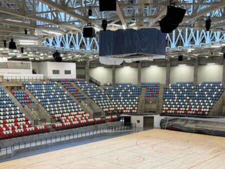 „Aspectul unei arene gata pentru competiții”