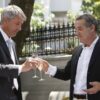 Gigi Becali l-a tachinat pe Cristiano Bergodi înaintea meciului din această seară: „El e cu «băieții»”