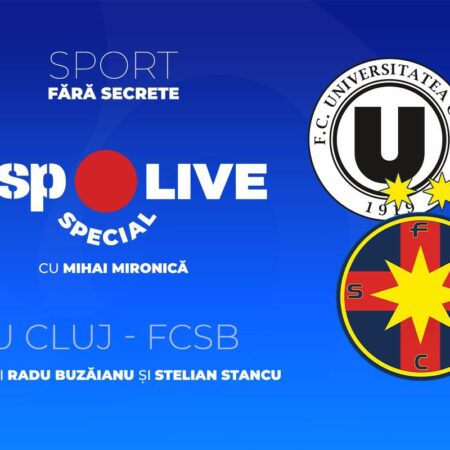 U Cluj – FCSB » Roș-albaștrii vizează a doua victorie consecutivă în campionat