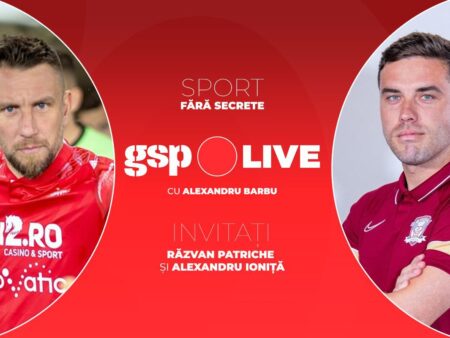 Alexandru Ioniță și Răzvan Patriche, oaspeții zilei la GSP Live