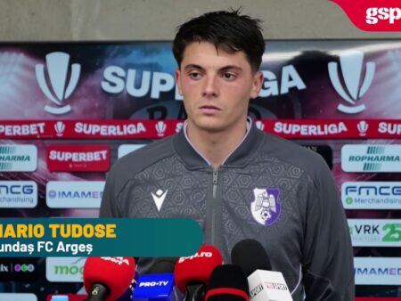 Mario Tudose, reacție după Rapid – FC Argeș 2-0: „A fost un meci echilibrat”