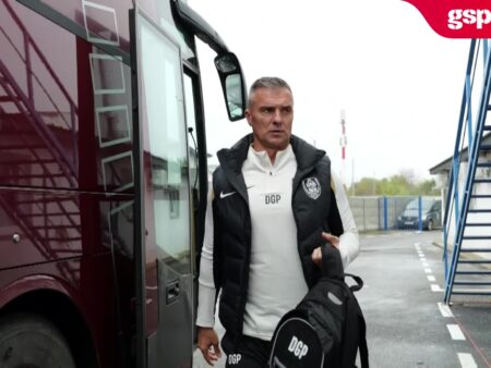 Unirea Slobozia vs. CFR Cluj » Echipa lui Daniel Pancu a sosit la stadion