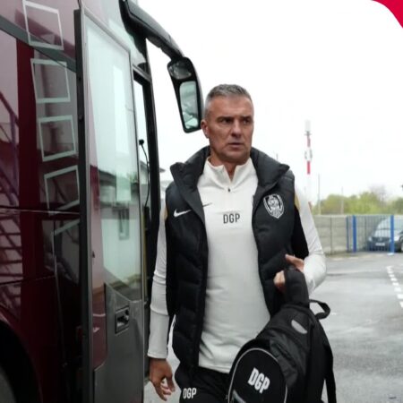 Unirea Slobozia vs. CFR Cluj » Echipa lui Daniel Pancu a sosit la stadion