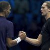 Alexander Zverev, eliminat fără milă la ATP Finals » Cum se prezintă semifinalele competiției
