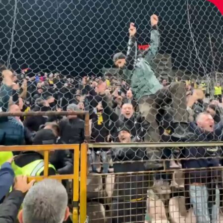 Entuziasmul fanilor români de la Zenica după reușita lui Bîrligea