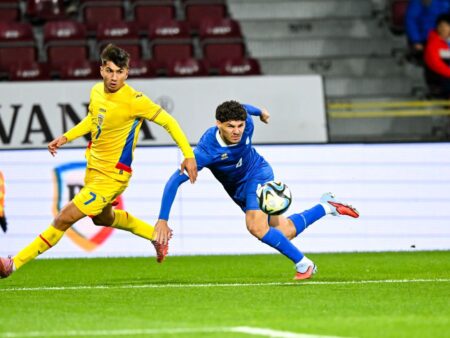 Meci de foc: România U21 – Spania U21, provocare pentru naționala lui Costin Curelea
