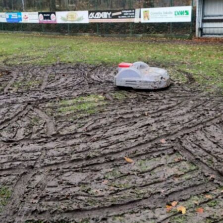 Robotul cumpărat pentru tăierea gazonului a distrus terenul!