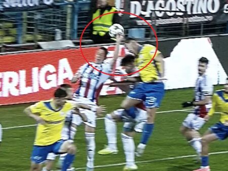 Ce a avut în minte?! Omul-penalty a marcat din nou pentru Oțelul