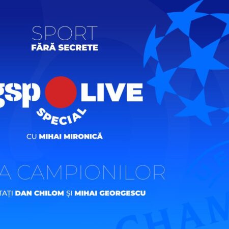 O seară de Liga Campionilor » Comentăm meciurile la GSP Live Special alături de Dan Chilom și Miță de la Bere Gratis