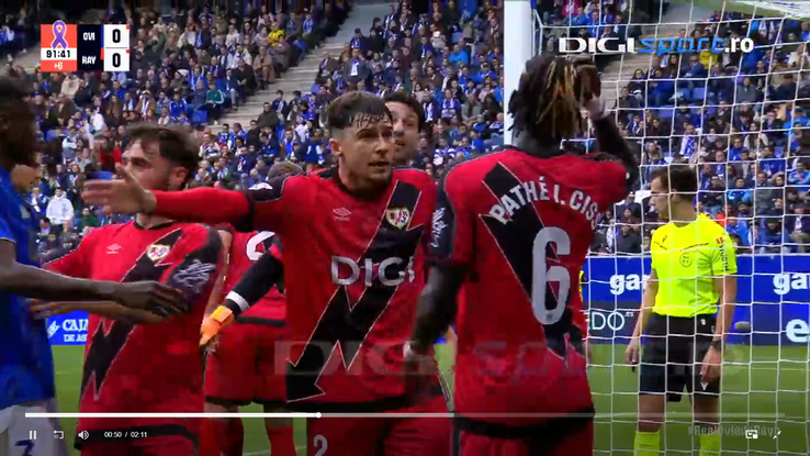 Andrei Rațiu, moment tensionat în Oviedo - Vallecano