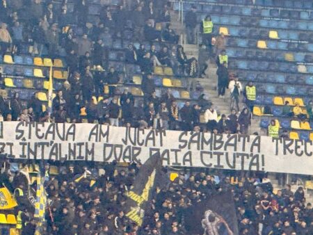 „Azi ne întâlnim doar cu oaia ciută!” » Bannerul provocator de la Arena Națională, la FCSB