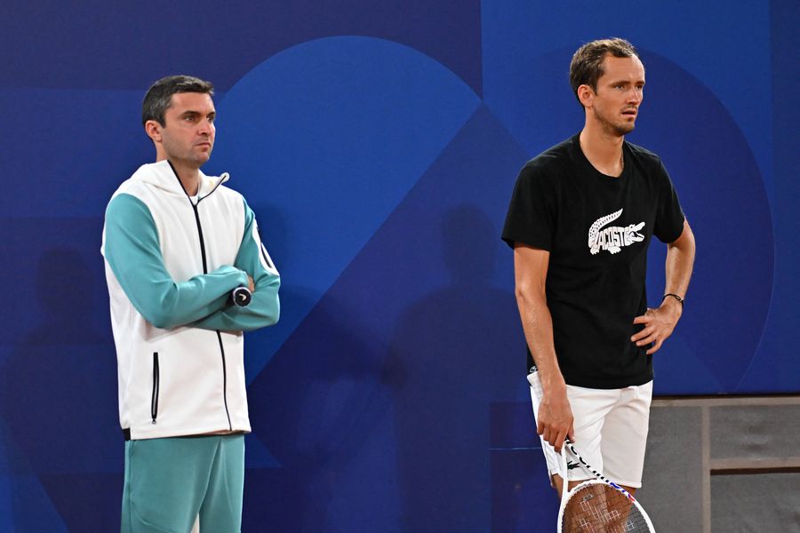 Gilles Simon și Daniil Medvedev