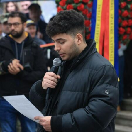 Moment emoționant: Discursul nepotului lui Nea Imi a lăsat o impresie profundă asupra asistenței.