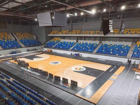Imagini uimitoare! Arena Turda, metamorfizată în sub 24 de ore pentru partida U-BT Cluj-Napoca din EuroCup