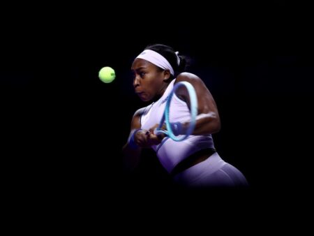 Coco Gauff, campioana en-titre a WTA Finals, respiră ușurată după prima victorie din această ediție