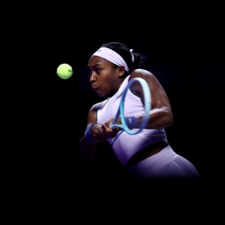 Coco Gauff, campioana en-titre a WTA Finals, respiră ușurată după prima victorie din această ediție