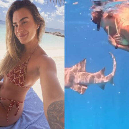 Aryna Sabalenka provoacă VALVÂRTE în vacanța de vis din Maldive: a înotat printre rechini