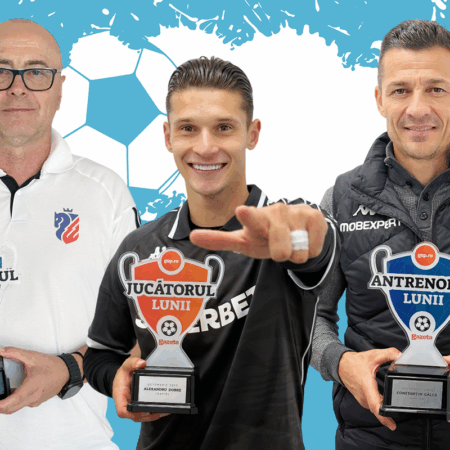 CEI MAI BUNI: Premieră istorică după 4 ani în cadrul proiectului GSP! Egalitate perfectă pentru Antrenorul lunii între Gâlcă și Grozavu, iar Alex Dobre este Jucătorul lunii octombrie.