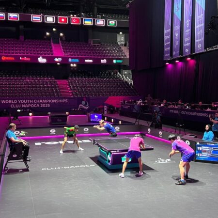 Fericire pentru Iulian Chiriță după calificarea în sferturi la Mondialul U19 » Bronz la dublu: urmează finala de dublu mixt!