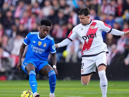 Andrei Rațiu, performanță „la înălțime” în meciul Rayo Vallecano – Real Madrid! Nota obținută după ce l-a neutralizat pe Vinicius