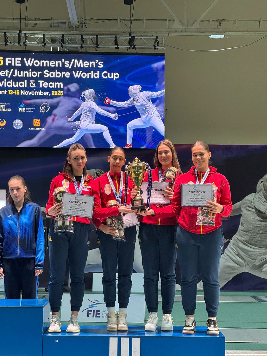 Bianca Benea și Adrian Dabija, câștigătorii Cupei României la spadă