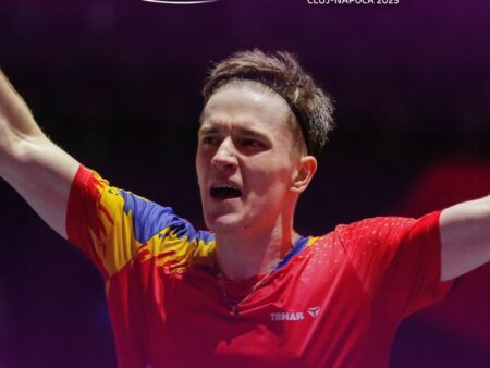 Iulian Chiriţa, vicecampion mondial la dublu mixt U19