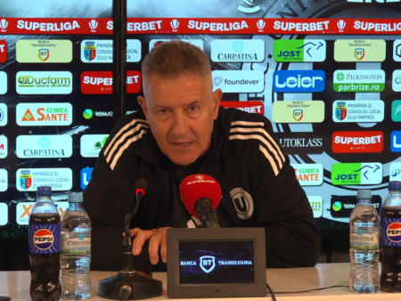 „Olaru, puțin isteț?” Ce a declarat Bergodi după U Cluj – FCSB 0-2