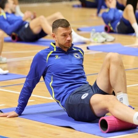 Antrenament inedit înainte de confruntarea cu România » Bosnia s-a antrenat în interiorul hotelului